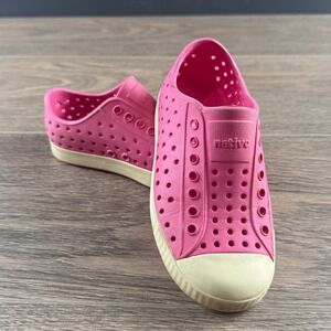 Native Jefferson Kids Pink Slip On Water Shoes Sneakers C10 Perforated EVA
